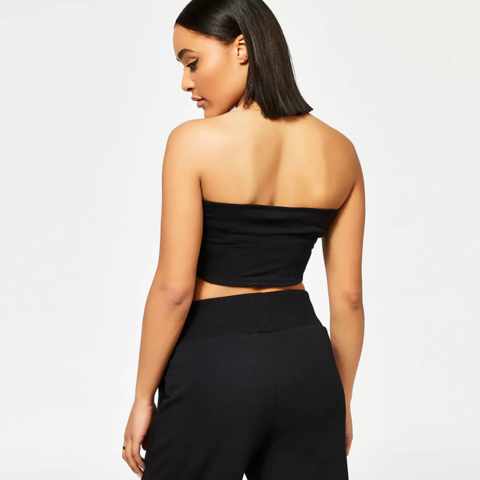 11 Degrees Womens Domino Bandeau – Black