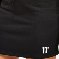 11 Degrees Womens Paper Bag Skirt – Black