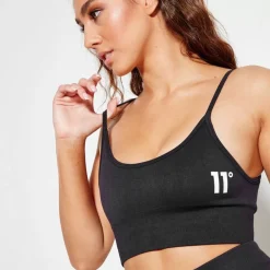 11 Degrees Womens Seamless Bra – Black
