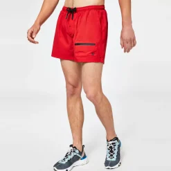 11 Degrees Zip Pocket Swim Shorts – Goji Berry Red