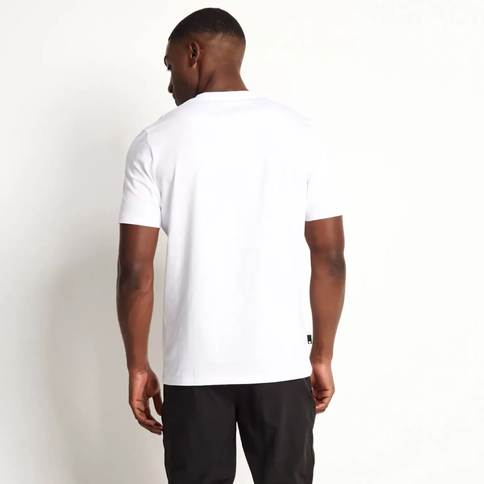 Chenille Applique Short Sleeve T-Shirt - White