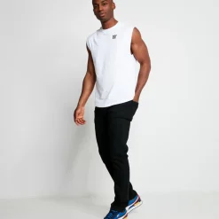 Core Cut-Off T-Shirt – White