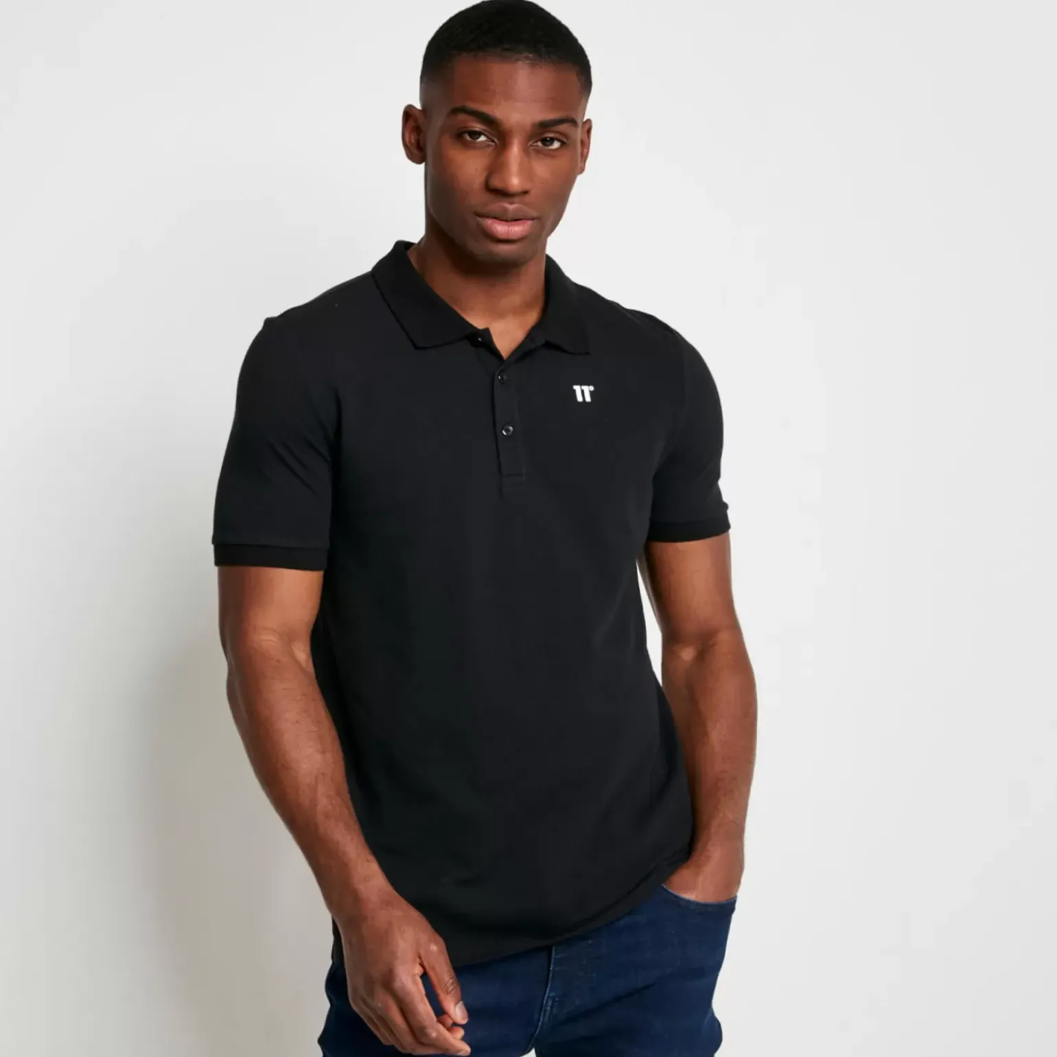 Core Polo Shirt – Black