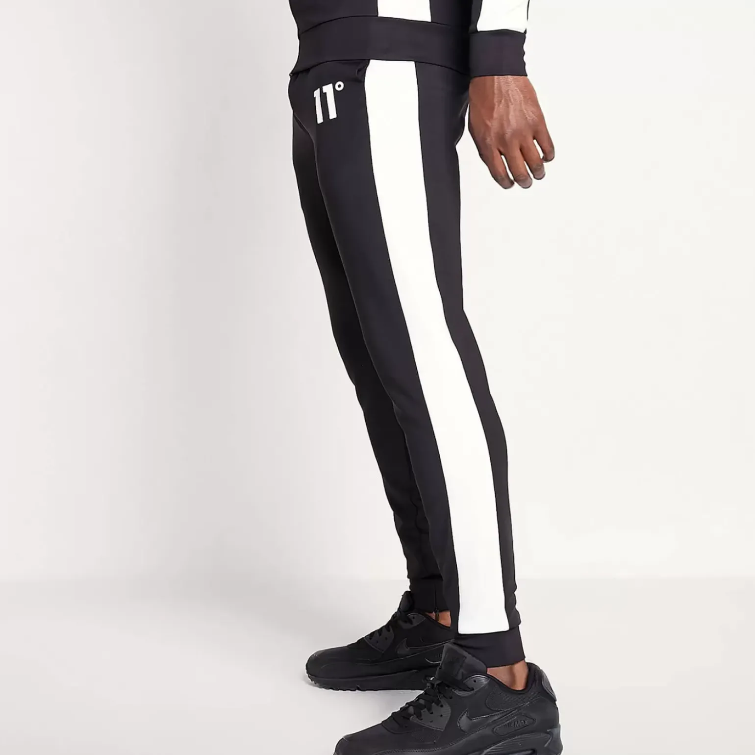 Core Track Pants – Black / White
