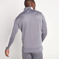 Core Track Top – Steel / White