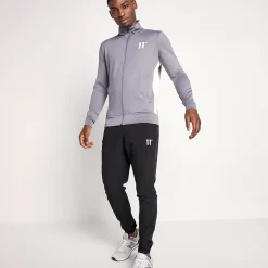 Core Track Top – Steel / White