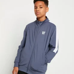 Cut And Sew Tracksuit – Twister Grey/White