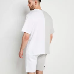 Duo T-Shirt – White / Grey Marl