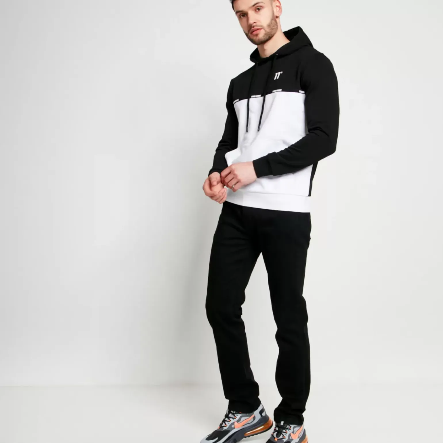 Energy Hoodie – Black/ White