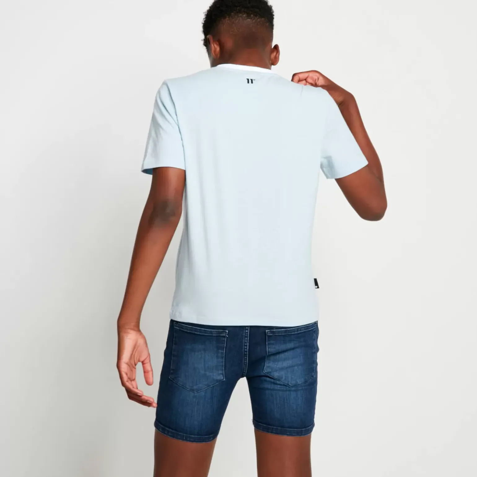 Energy T-Shirt – Powder Blue / White