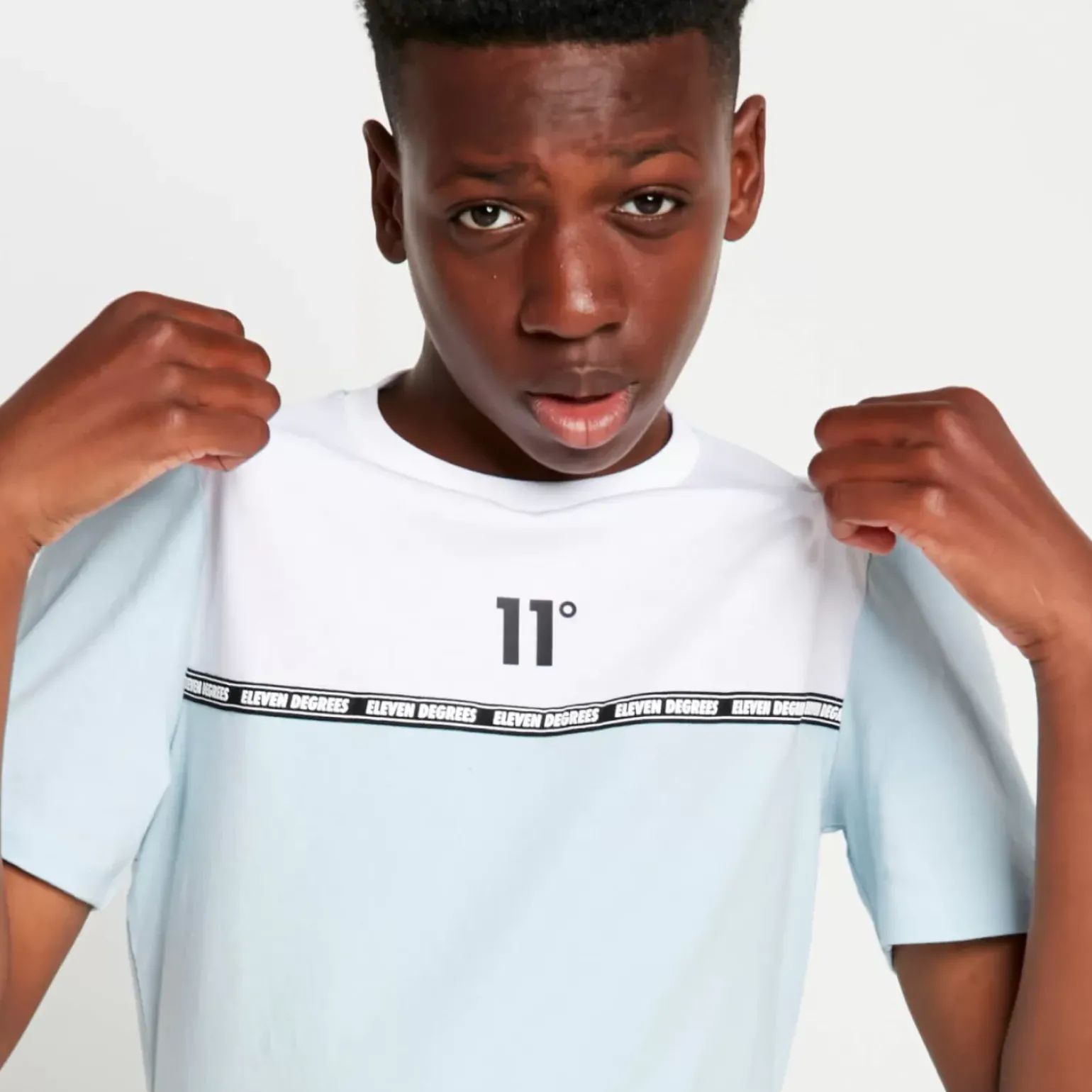 Energy T-Shirt – Powder Blue / White