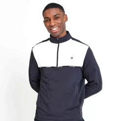 Golf Mid Layer – Black/ White