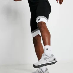 Play Hard Shorts – Black / White / Shadow Grey