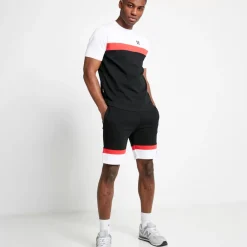 Play Hard T-Shirt – Black / White / Fiery Red