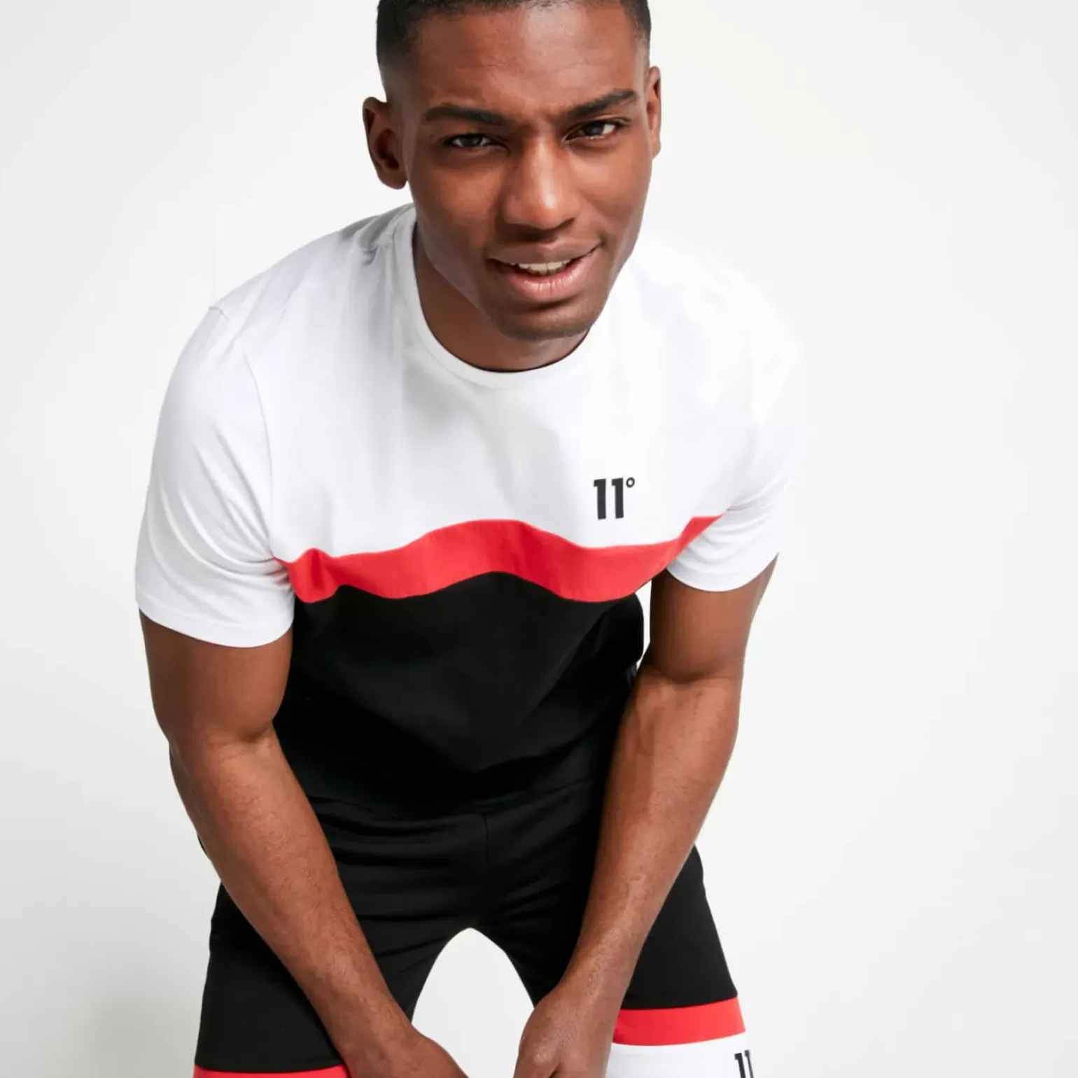 Play Hard T-Shirt – Black / White / Fiery Red