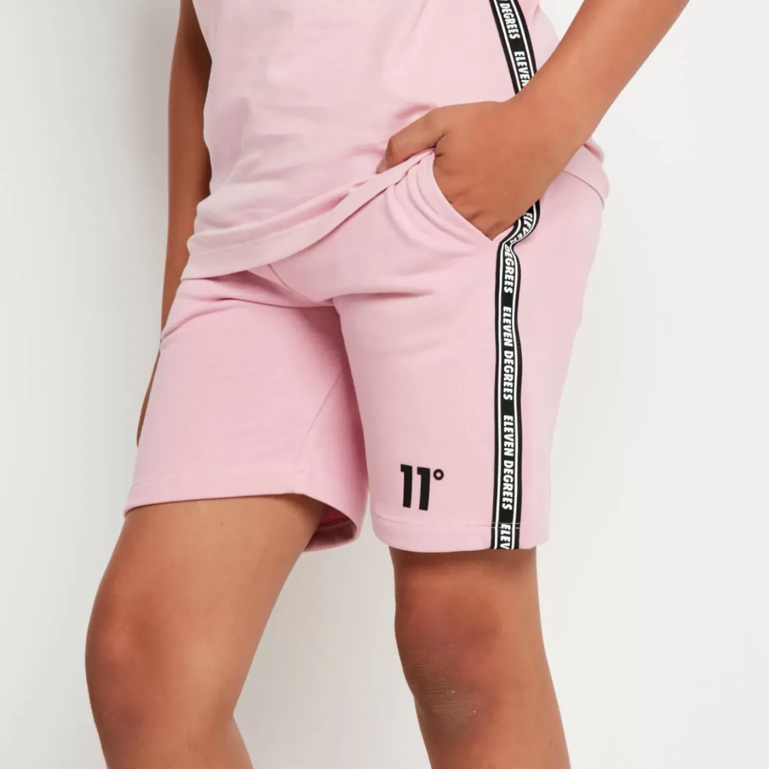 Taped Sweat Short – Pink Nectar